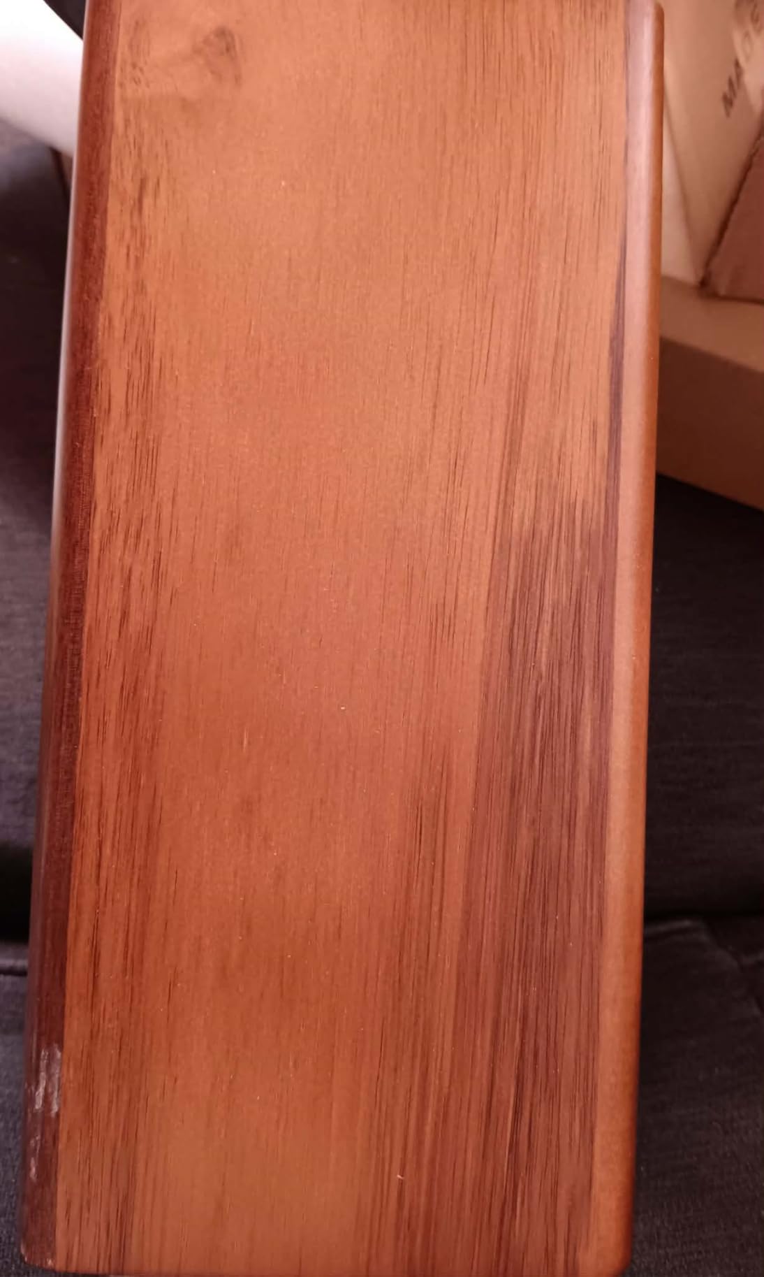 Dmore magnetic knife block without knives 360° rotatable knife holder stand | Made of fine acacia wood, Extra Large capacity knife storage customer photo 1