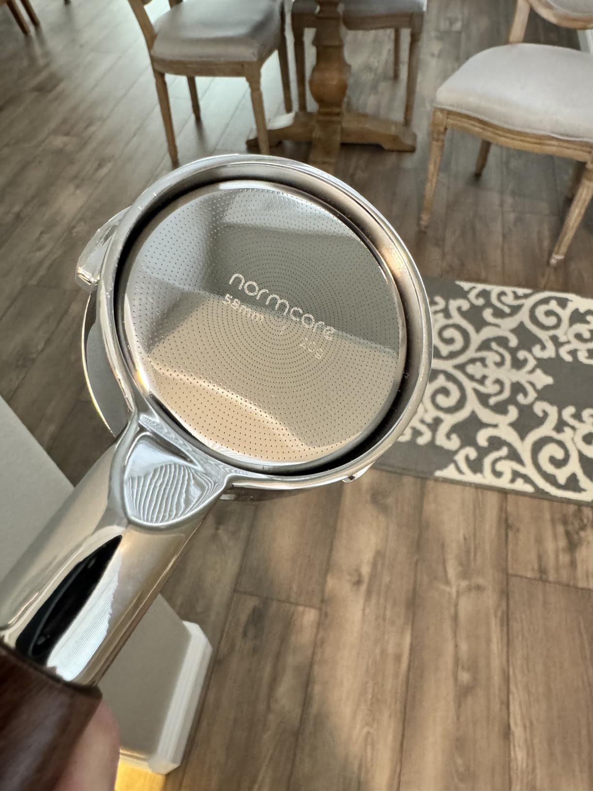 Normcore 58mm High Extraction Filter Basket, 20g Precision Filter Basket For 58mm Espresso machines Portafilter, 0.8mm Thickness, Comes with a 58.5mm Puck Screen, Espresso Paper Filters customer photo 2