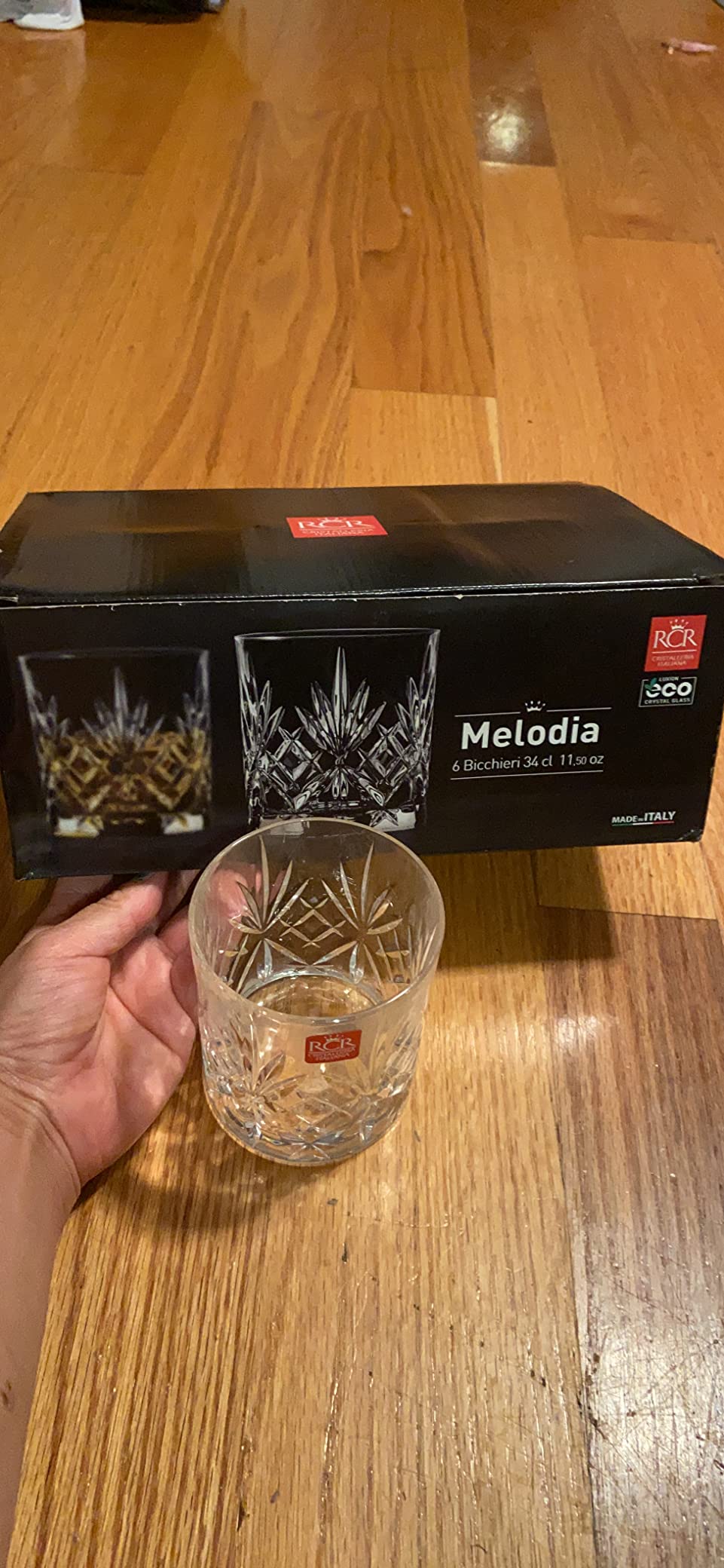 Barski Whiskey Glasses - Double Old Fashioned Rocks Glass - Set of 4 Lowball Tumbler - DOF Crystal Glass Tumblers - 10.5 oz, Made in Europe customer photo 2
