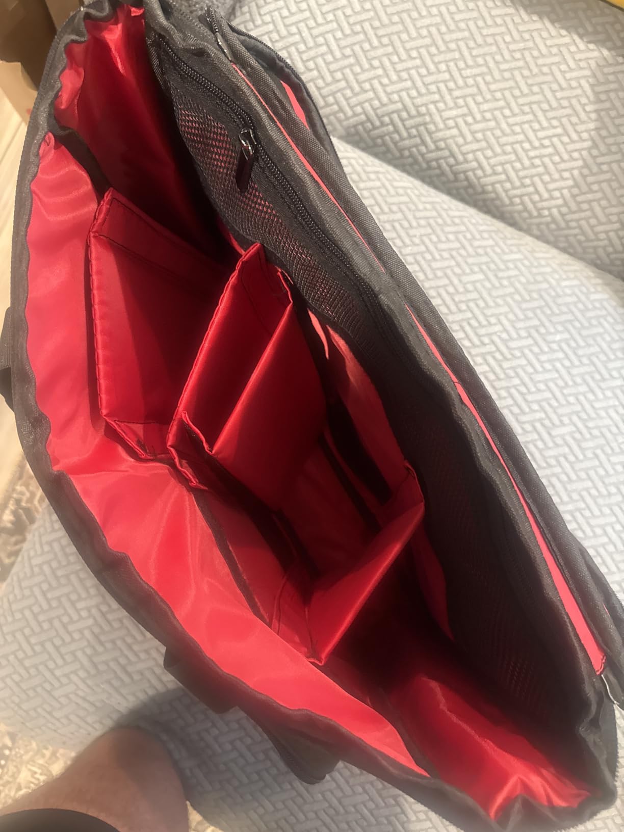 Bartender Bag, Bartender Kit Travel Bag for Cocktail Shaker Set, Portable Carrying Case with Compartments for Wine Bottles, for Travel Home Indoor Outdoor Party(Bag Without Tools) customer photo 1