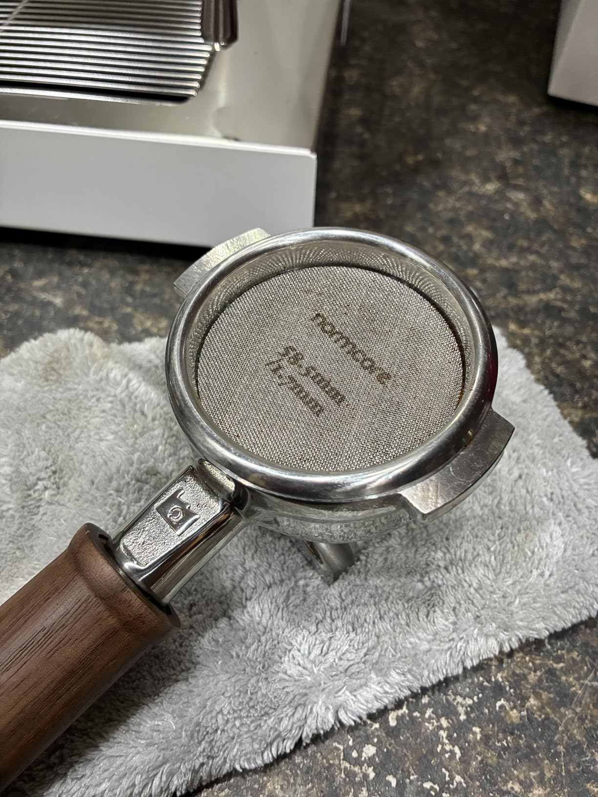 Normcore 58mm Precision High Extraction Basket with Titanium PVD Coating 18 Gram customer photo 1