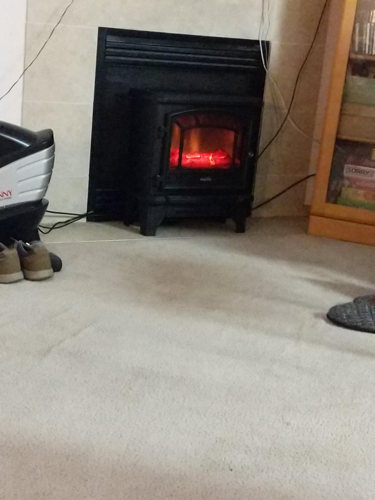 duraflame Infrared Quartz Electric Fireplace Stove Heater, Cinnamon customer photo 1