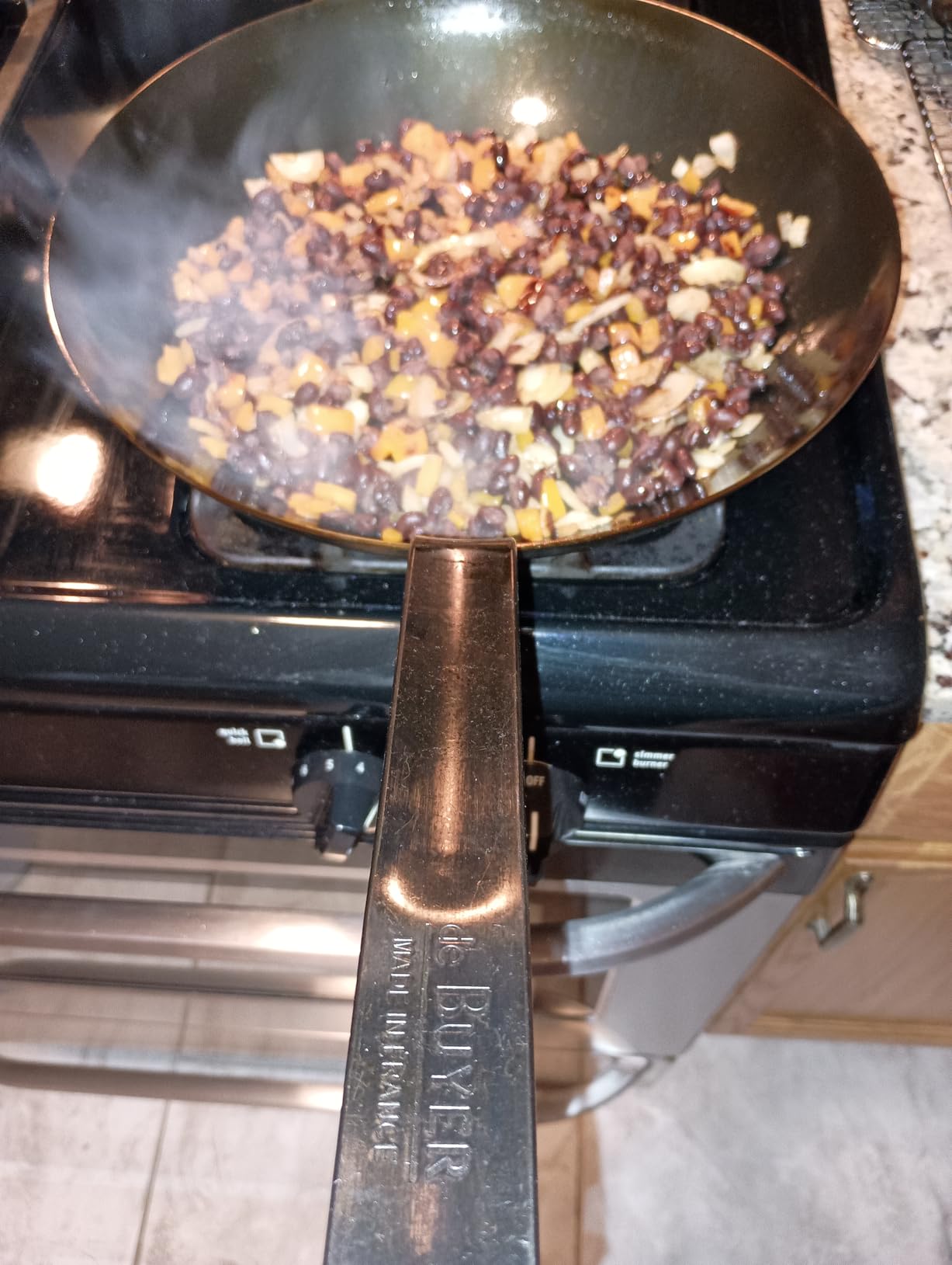 Blue Carbon Steel Fry Pan 2mm Thick - 11