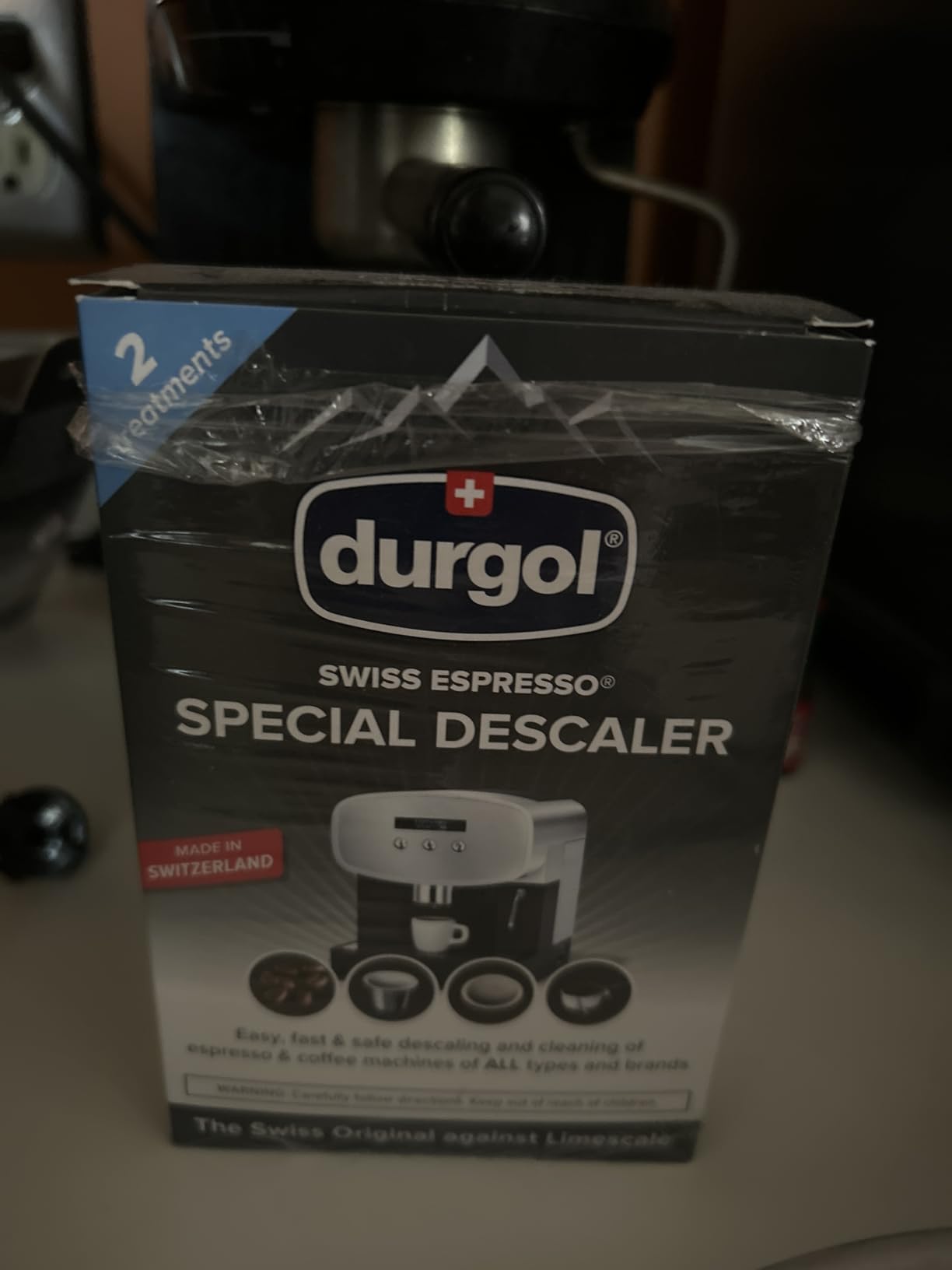 Durgol Swiss Espresso, Descaler and Decalcifier for All Brands of Espresso Machines and Coffee Makers, 4.2 Fluid Ounces (Pack of 2) customer photo 2
