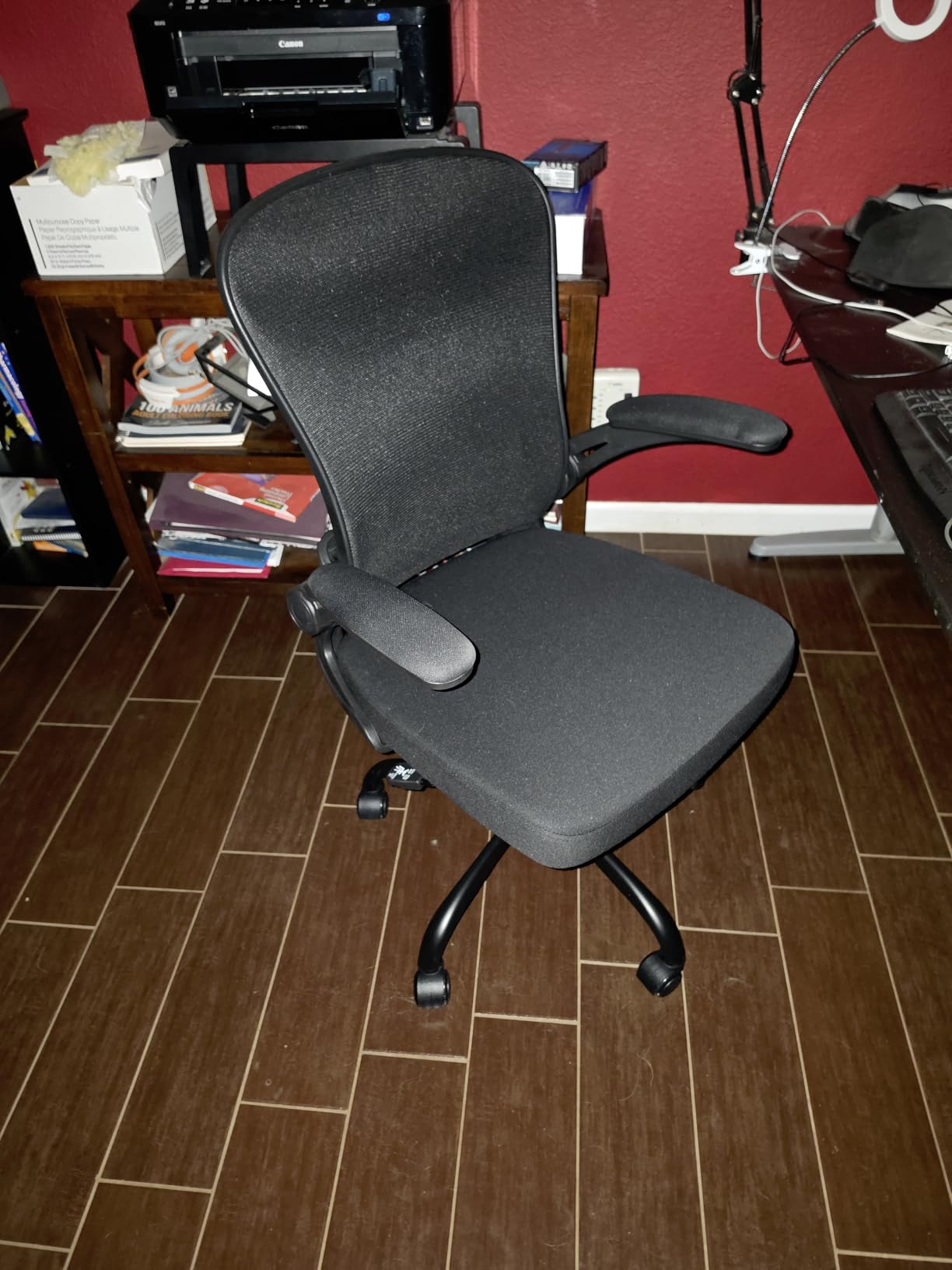Office Chair, Ergonomic Desk Chairs 330LBS Capacity High Back Mesh Computer Chair with Flip-up Armrests customer photo 1