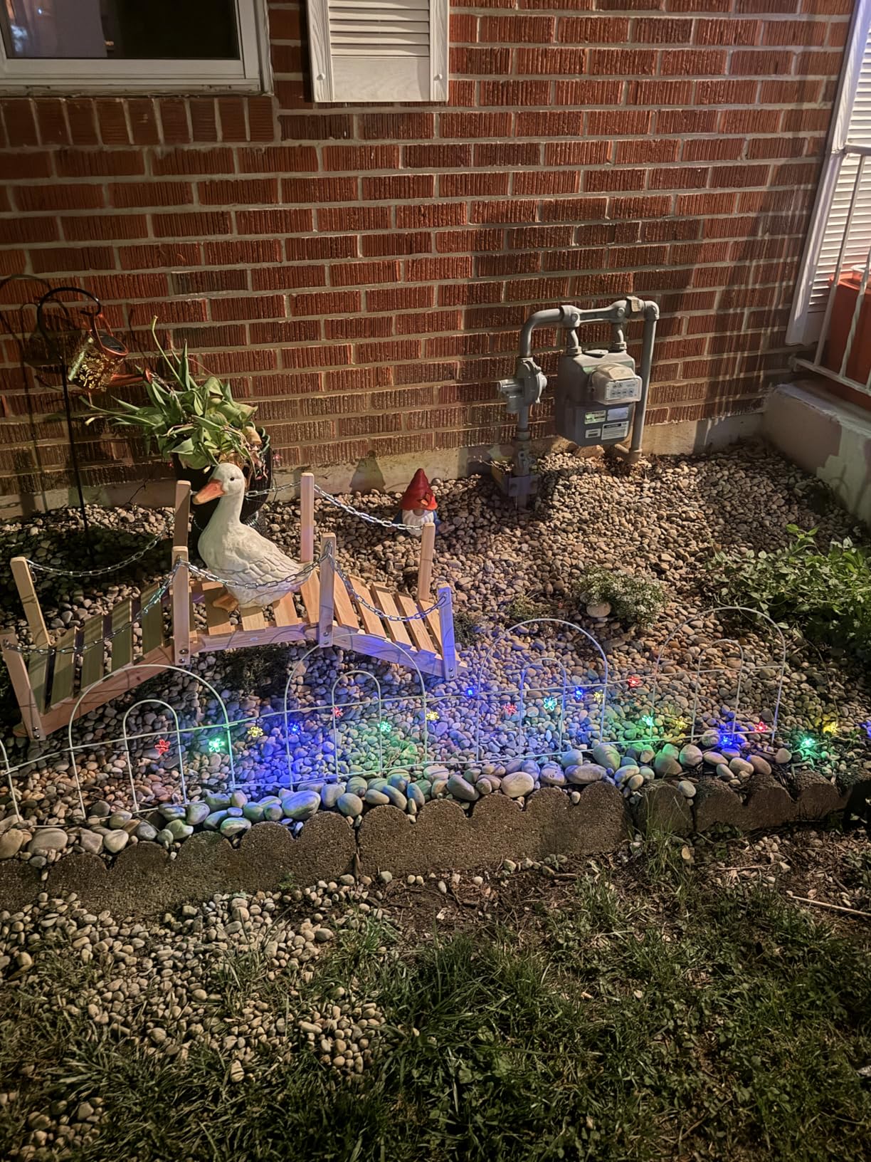 Brightown 60 LED Flower Solar String Lights Outdoor Waterproof customer photo 2