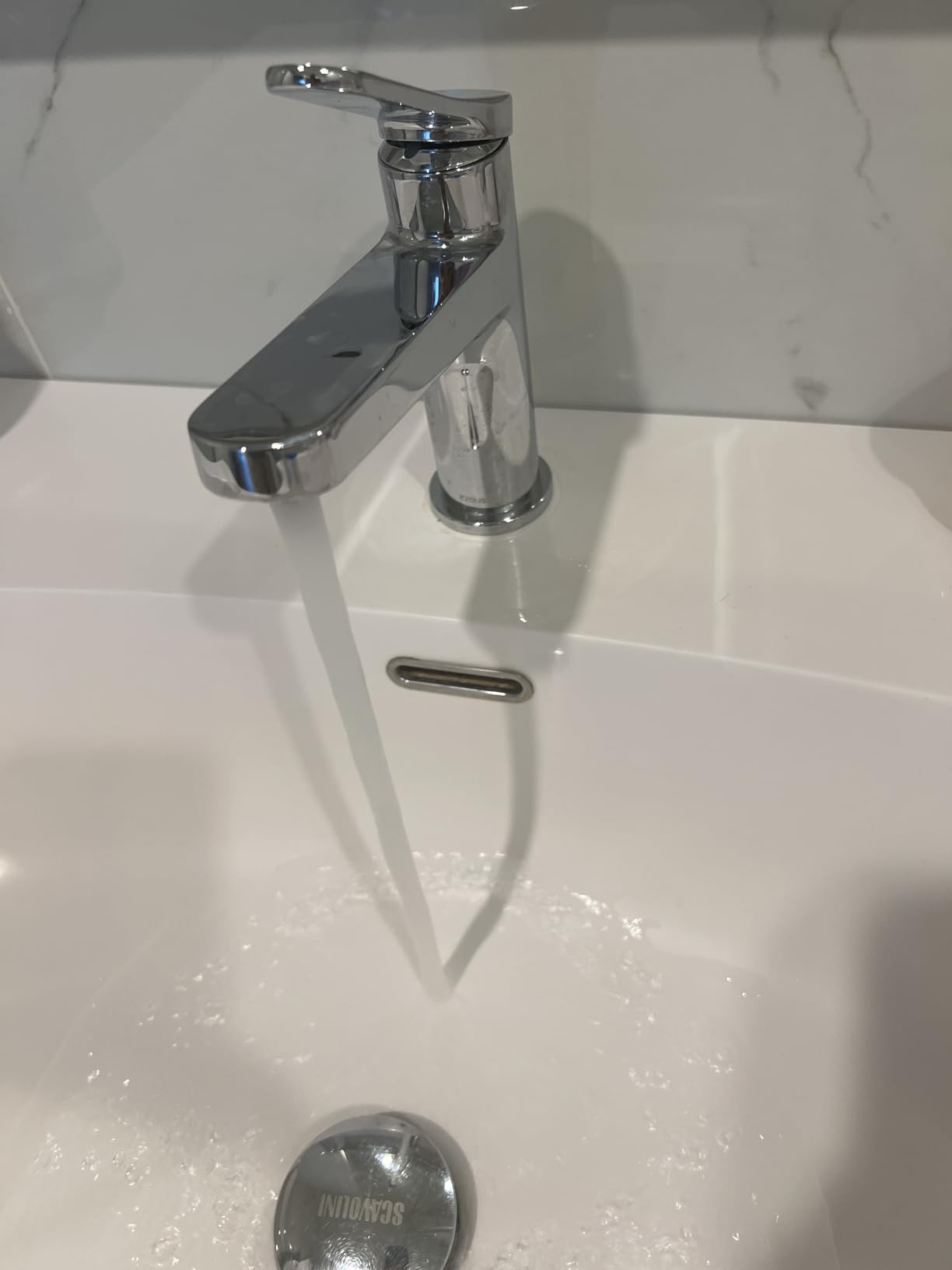 KRAUS Indy Bathroom Faucet in Matte Black with Single Handle, Pop Up Drain and Supply Lines, KBF-1411MB customer photo 1