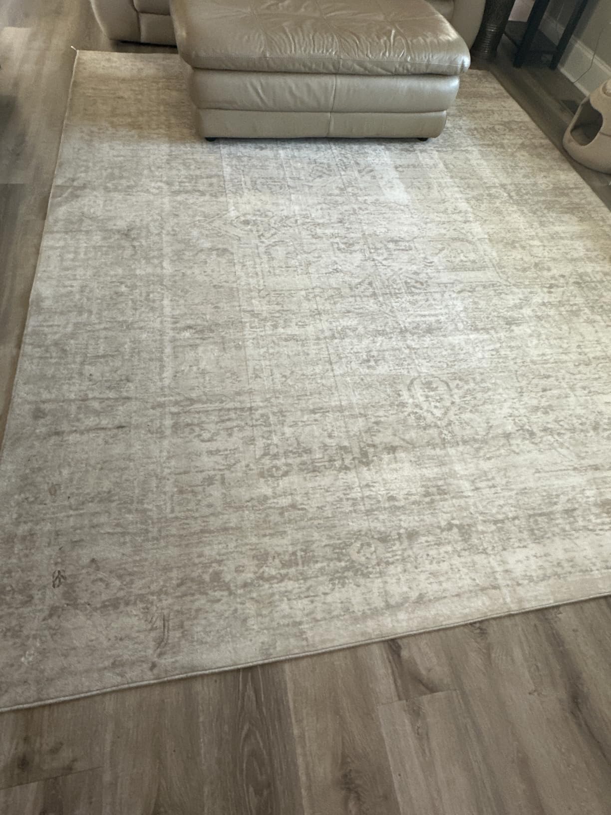 Srugn Washable Rugs 8x10 Area Rugs for Living Room, Ultra Soft Faux Wool Retro Rugs for Bedroom, Dining Room, Non Slip&Non-Shedding Low Pile Vintage Print Rug Indoor Large Carpets for Home Office Decor customer photo 1