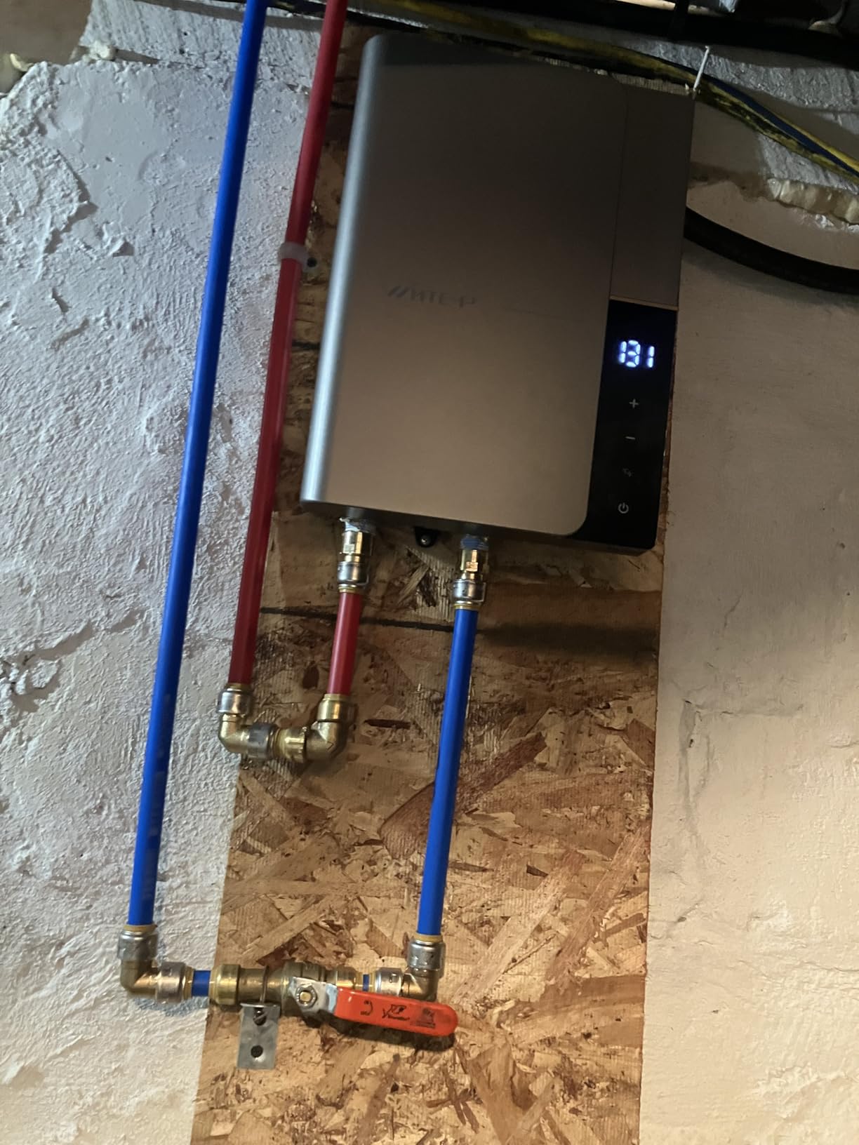 18kW Electric Tankless Water Heater 240V ETL Certified WiFi customer photo 2