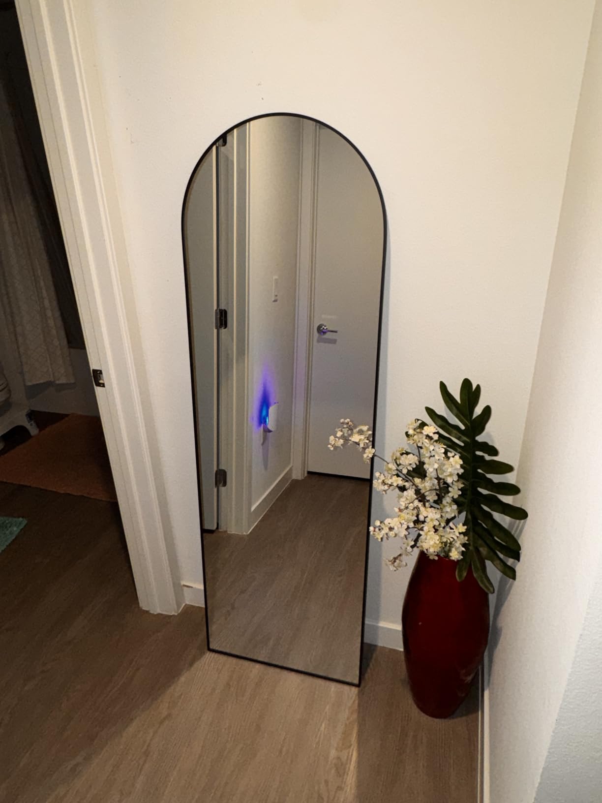 DUMOS Arched Full Length Mirror with Stand 64