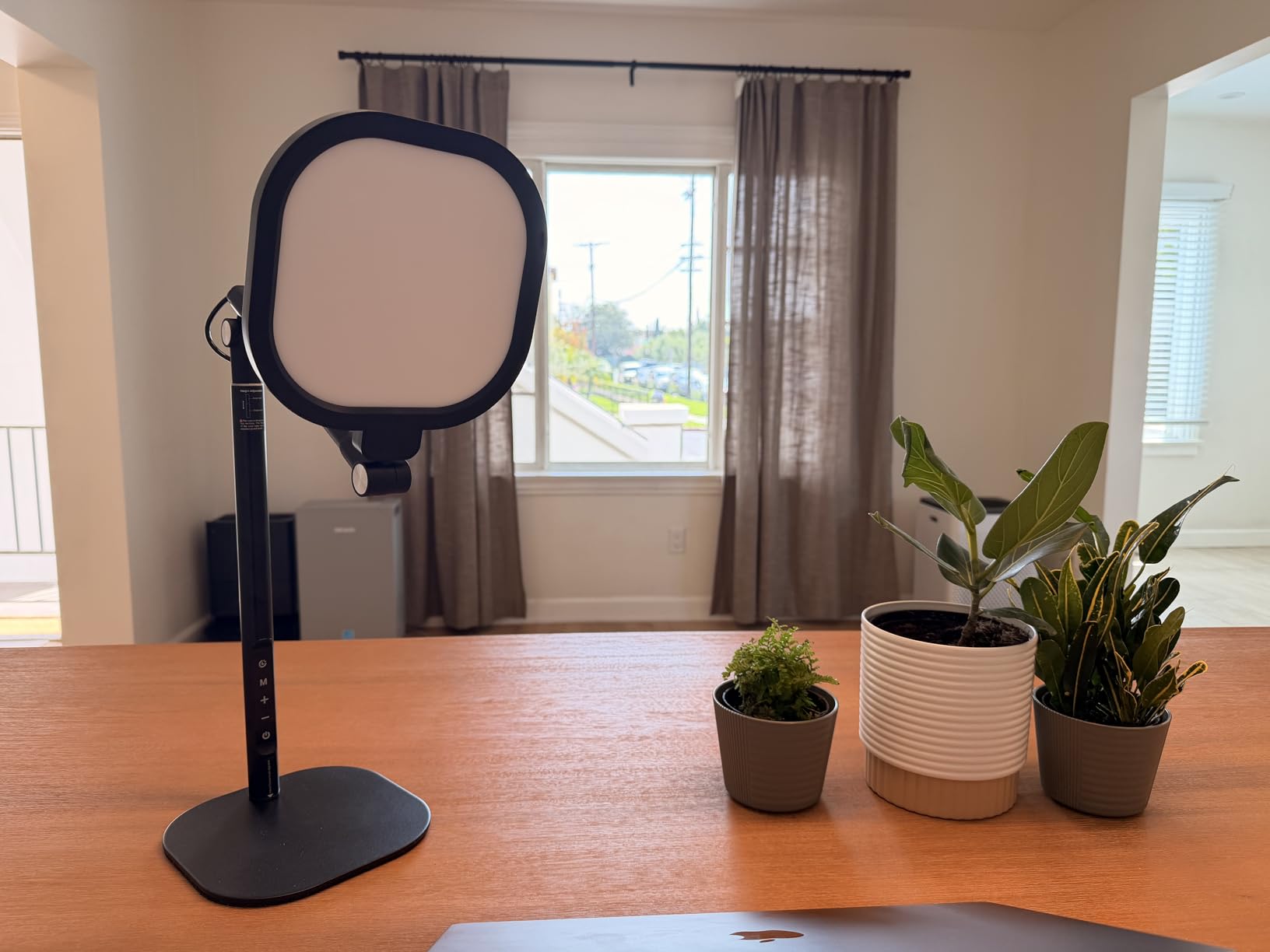 LitONES Led Desk Lamps for Home Office with Base, Tall Desk Lamp with 50 Light Modes & Memory and Timer Func Computer Light, Flexible Adjustable Table Lamps for Video Conference, Architect customer photo 2