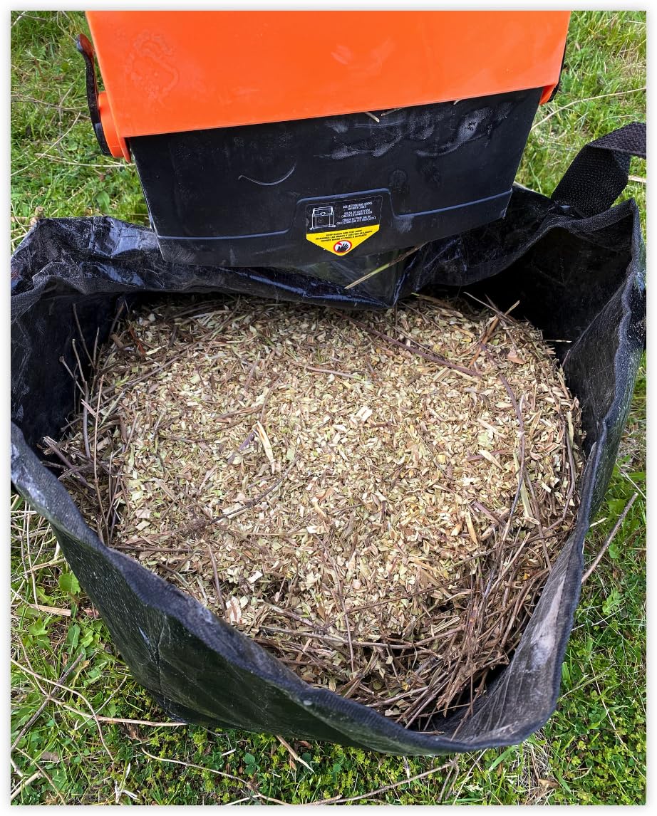 LawnMaster Electric Wood Chipper 1.8'' Cutting Diameter with Bag, FD1503 customer photo 2