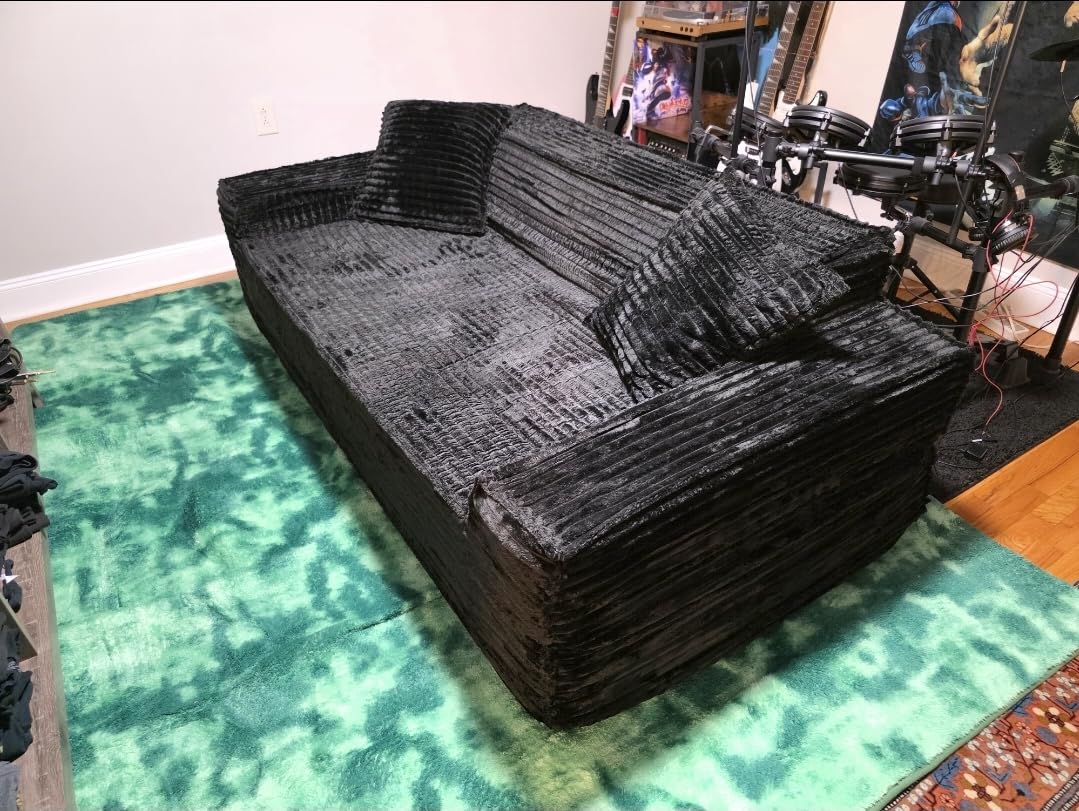 75'' Cloud Loveseat Sofa, No Assembly Required Comfy Deep Seat Couches 1 pcs for Living Room, Bedroom, Apartment customer photo 2