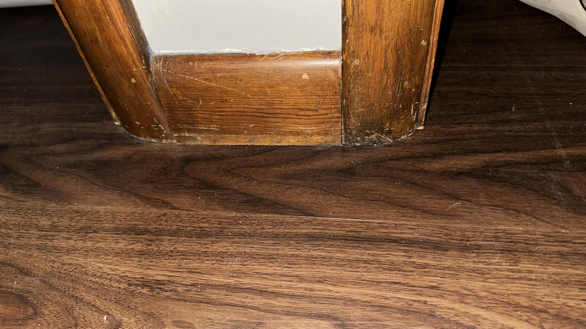 SPC Click Lock Luxury Vinyl Flooring Plank | 21.4 Sq.Ft | Thick 5 mm | Wood Floating LVP Floor Tile| 100% Waterproof |Rigid Core|Use for Indoor/Commercial/Office | (Walnut) customer photo 2