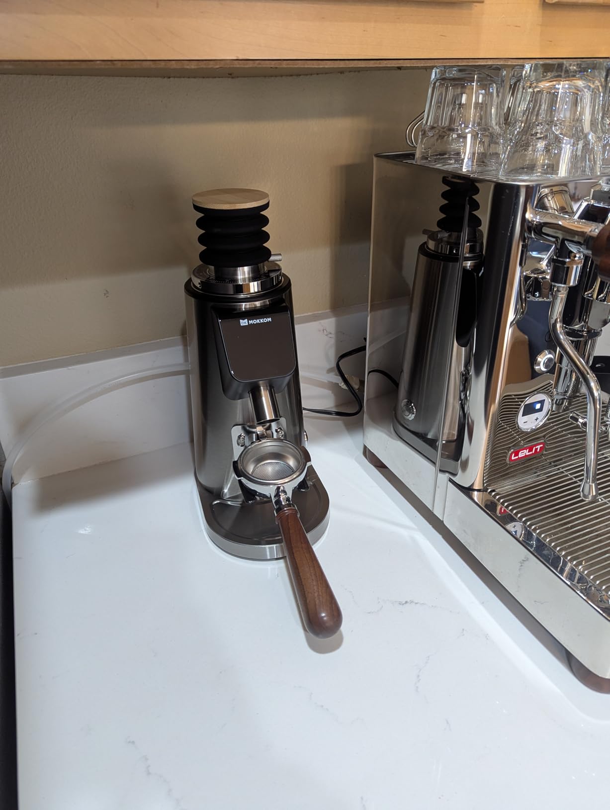 MOKKOM Professional 64mm Flat Burr Coffee Grinder customer photo 2