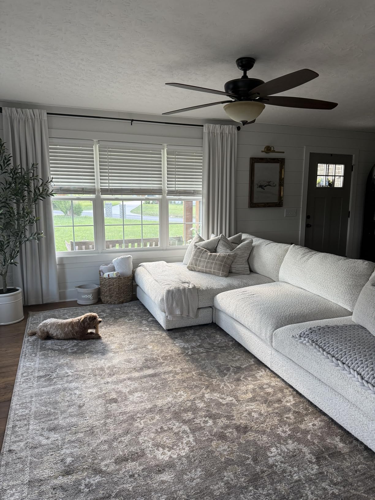 Loloi Magnolia Home by Joanna Gaines Pace Collection PAC-03 Taupe/Wheat 7'-10