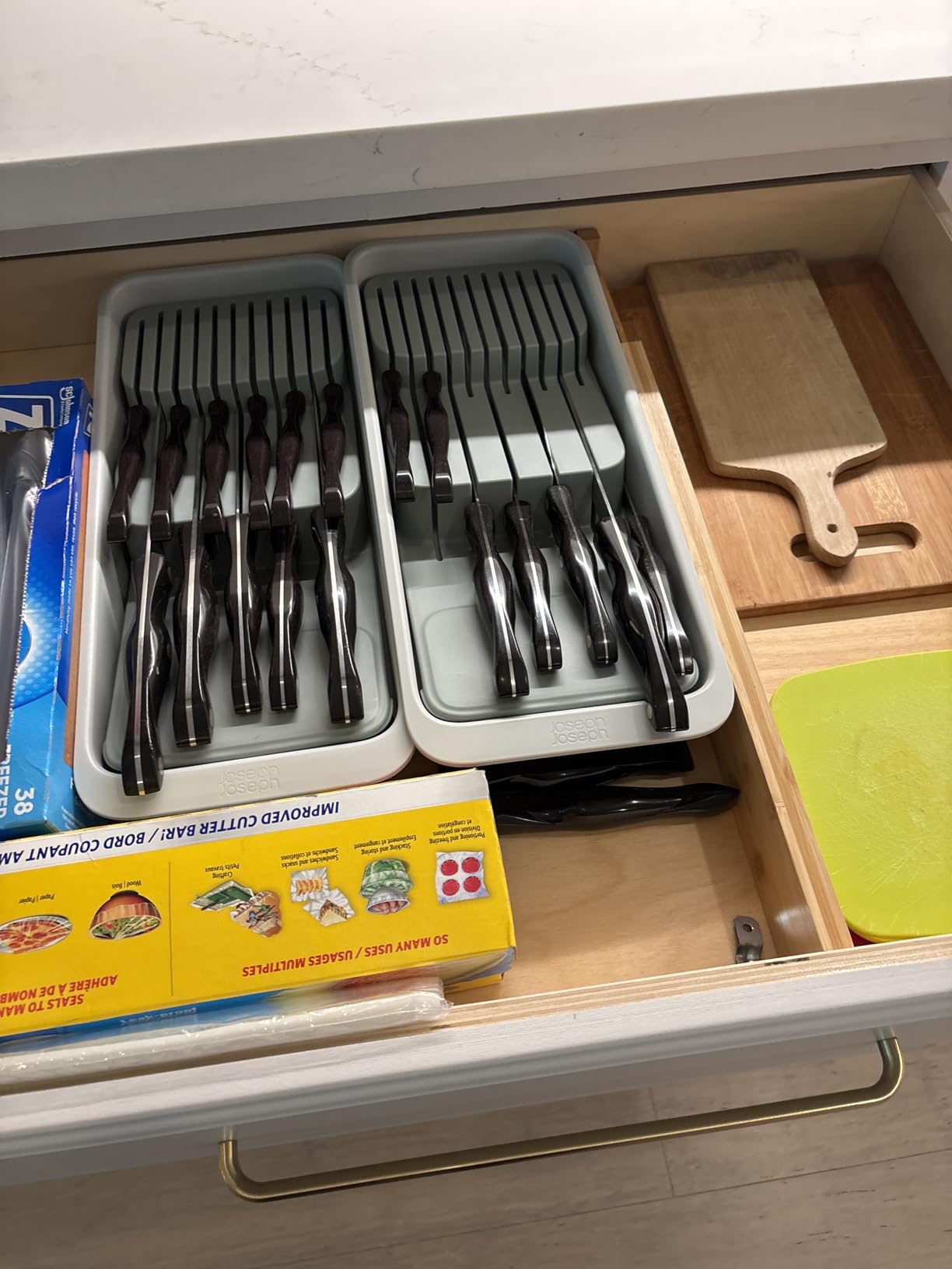 Joseph Joseph DrawerStore 2-Tier Knife Kitchen Drawer Organizer customer photo 2