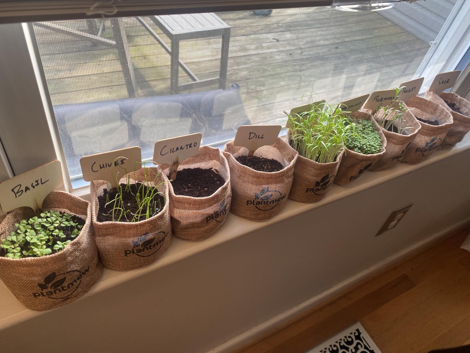 Gift for Women, Mom, Her - 9 Herb Indoor Window Garden Kit | Complete Herb Seeds Starter Set with Pots, Soil, Tools & Markers | Heirloom Herbs | Birthday, Housewarming, New Home, Mother's Day customer photo 2