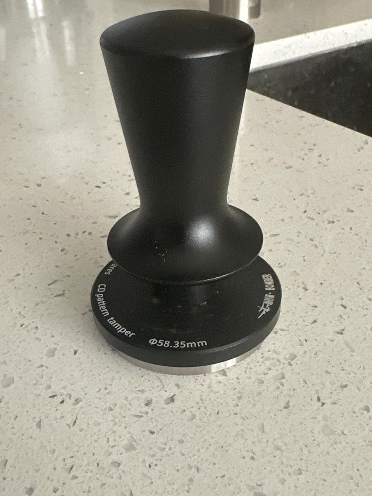 MHW-3BOMBER 54mm Espresso Tamper, Double Spring Loaded Tamper, Self Leveling without Tilting, 53mm Coffee Tamper with Wood Cover, 53.35mm Ripple Base, T7127 customer photo 1