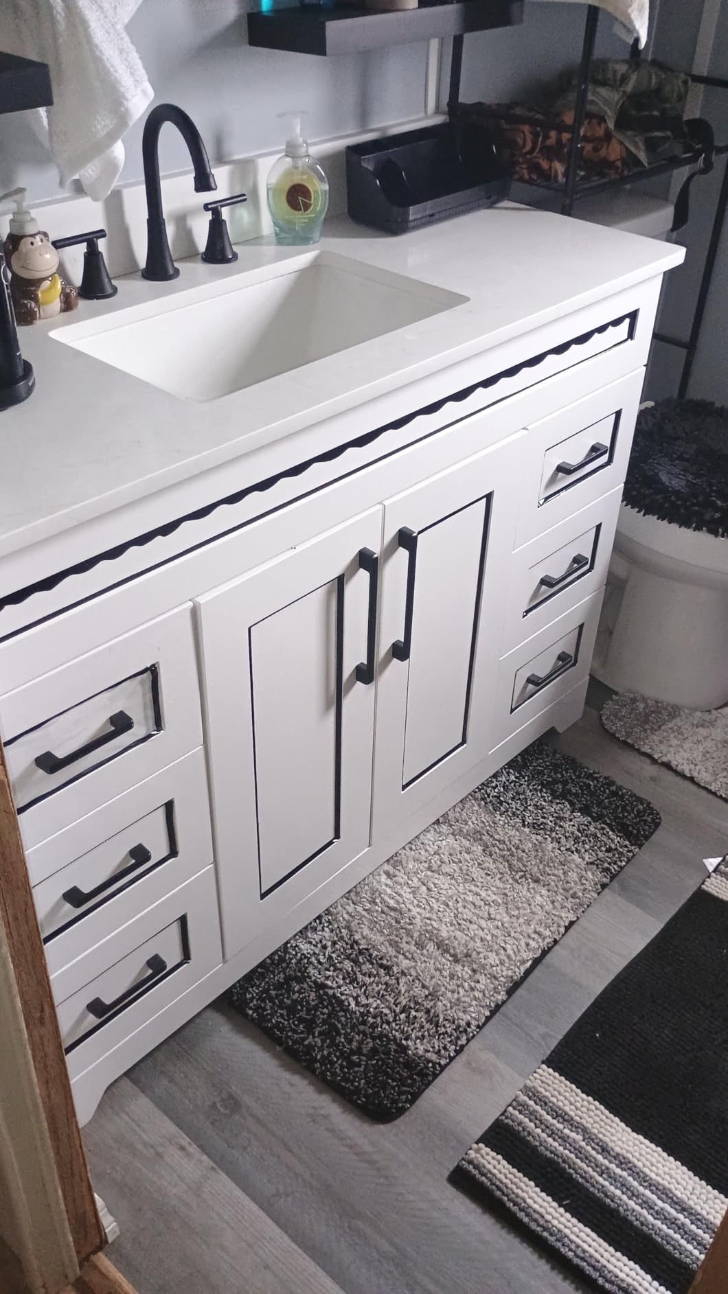 48 Inch Bathroom Vanity with Quartz Countertop - Rectangle Sink & Plywood Cabinet & Soft-Close Drawers and Doors customer photo 1