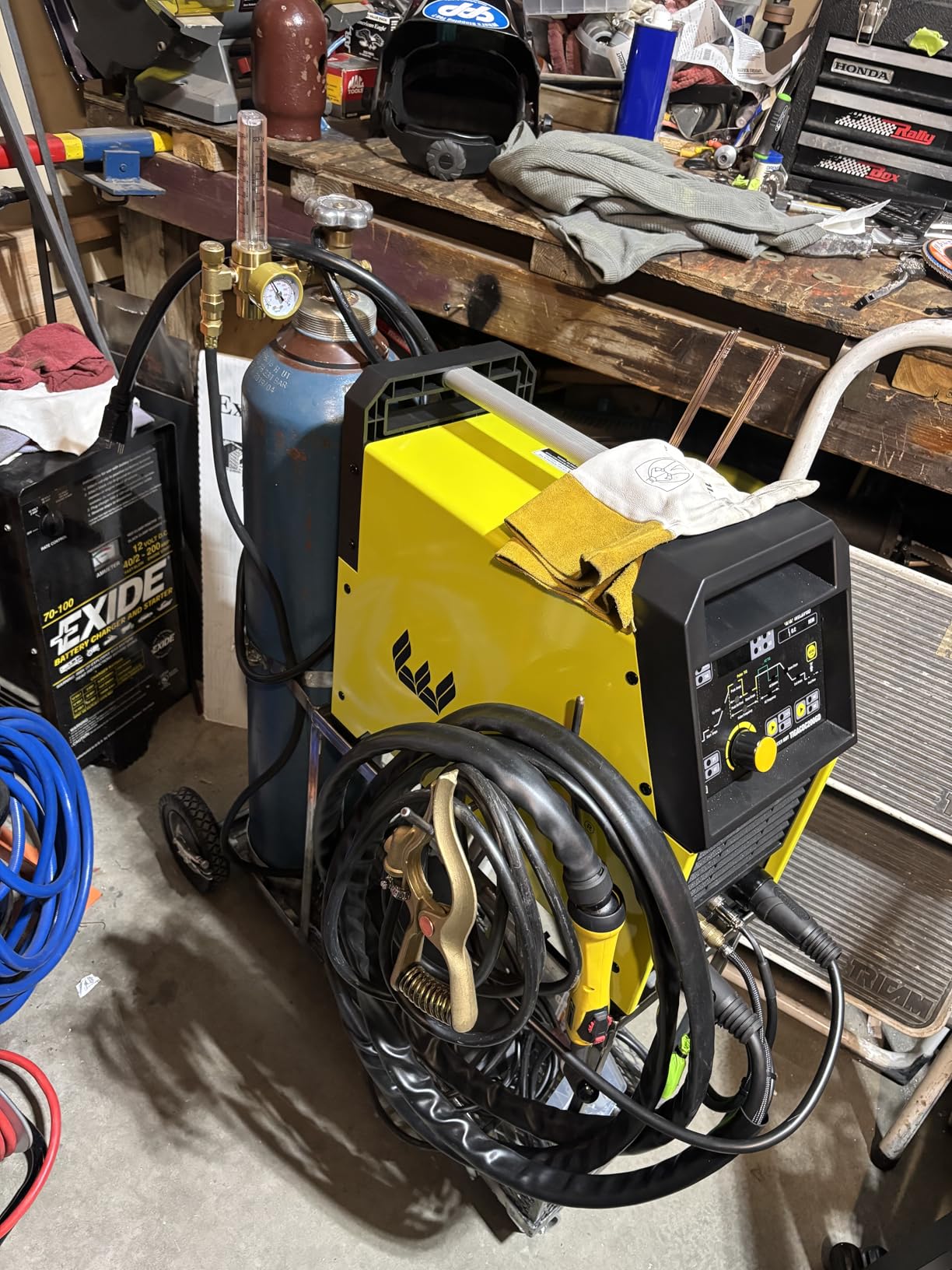Weldpro 200A AC/DC TIG Welder with Pulse, 110V/220V Dual Voltage Aluminum TIG Welder customer photo 2