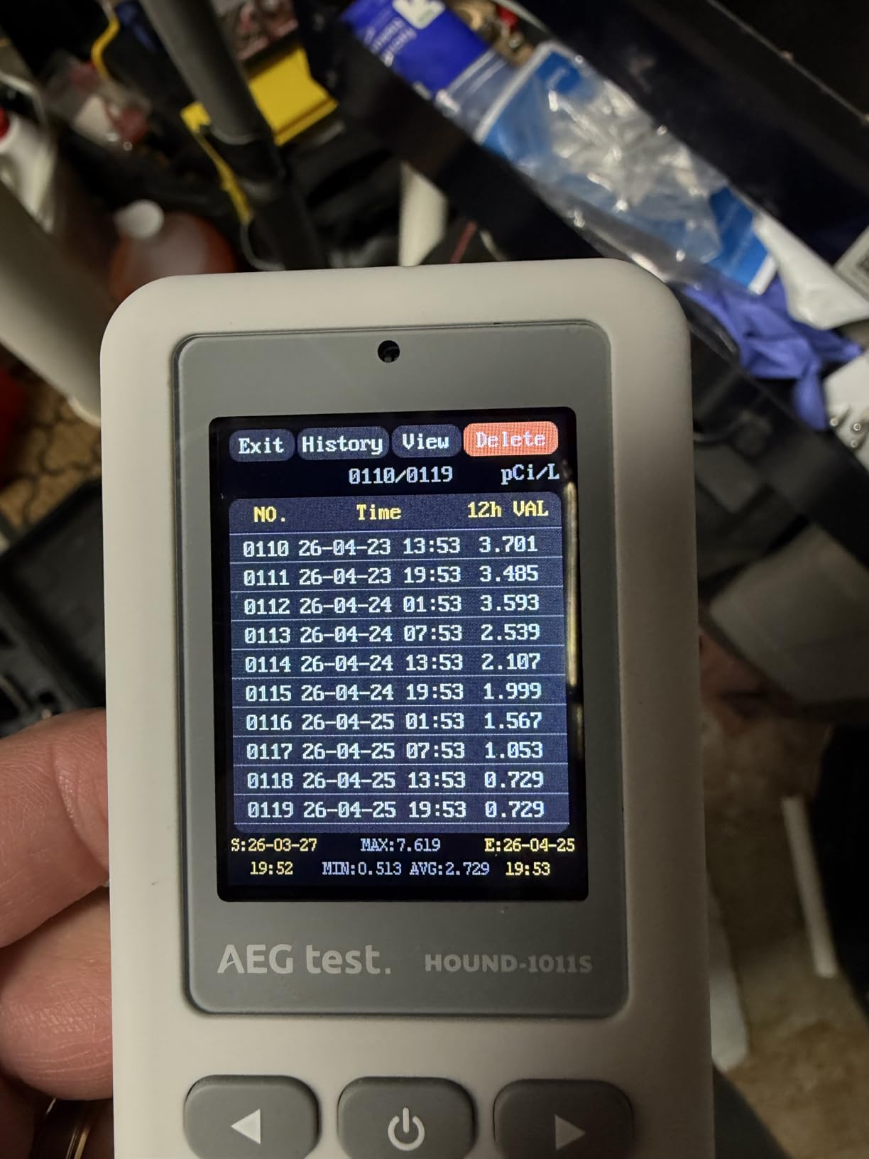 HOUND-1011S Portable Radon Detector customer photo 1