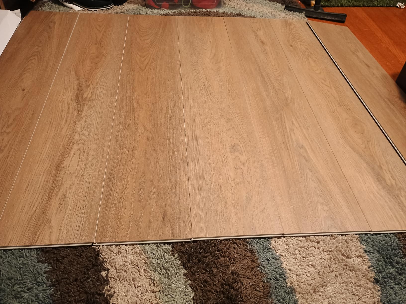 Allure Gingermisu Maple 22mil Luxury Vinyl Plank Flooring, Click and Lock Installation, 9 x 48 x 7mm, Waterproof customer photo 1