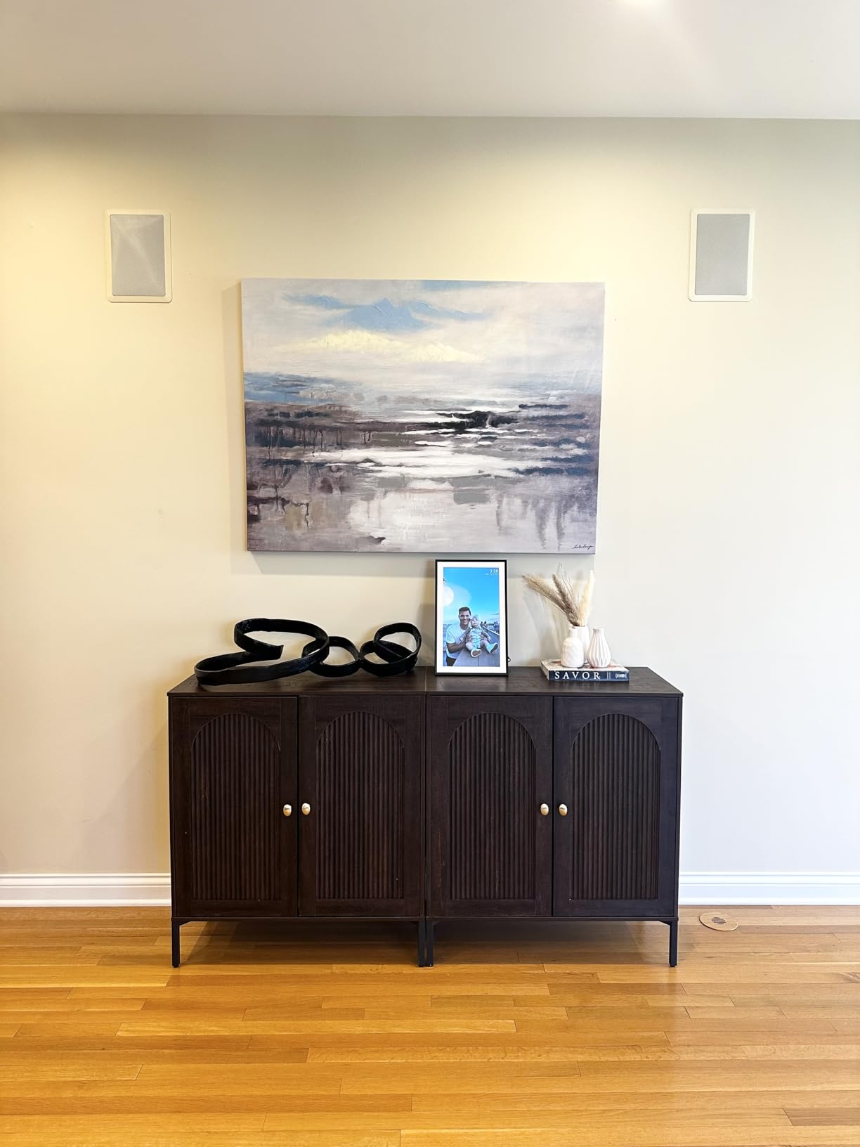 IFGET Modern Buffet Cabinet with Storage, 61.75