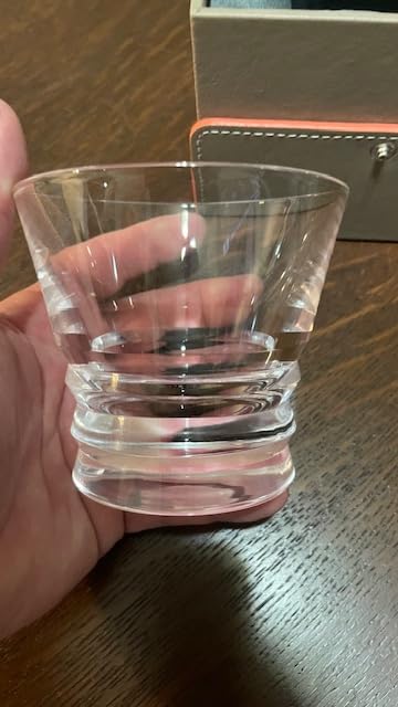 Edo Tokyo Kiriko Style Whiskey Glass - Handmade Crystal Tumbler for Bourbon, Scotch & Cocktails | Cut Glass Design, 8.5Oz | Japanese Old Fashioned Glass, Gift for Men&Women customer photo 2
