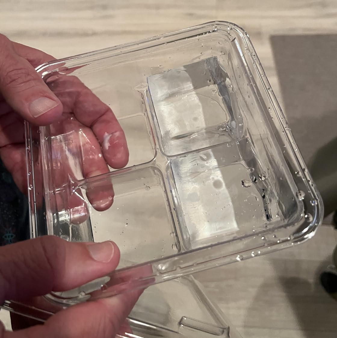 Klaris Mini - Clear Ice Cube Maker - Makes 2 Large, 2 Inch Crystal Clear Ice Cubes in 8 to 10 Hours customer photo 2