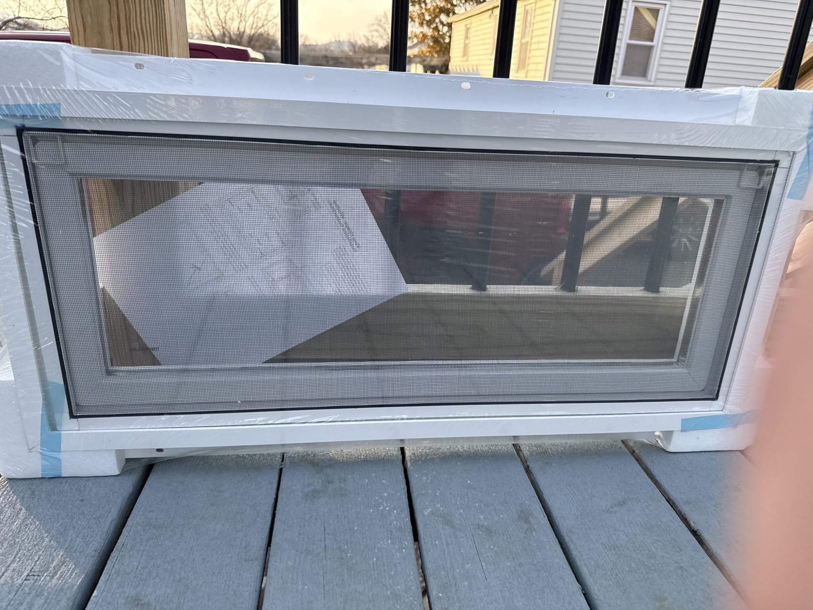 Vinyl Basement Hopper Window, 32