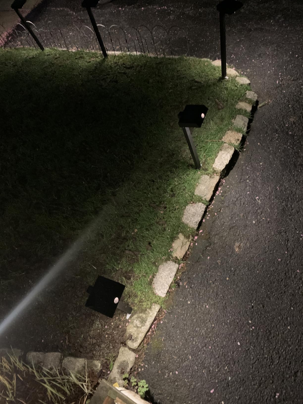 XMCOSY+ Solar Pathway Lights with Motion Sensor 6 Pack, 300LM Metal Solar Lights Outdoor Waterproof, 3 Modes Landscape Lighting for Garden, Backyard, Outside, Path (Warm/Cool White) customer photo 1