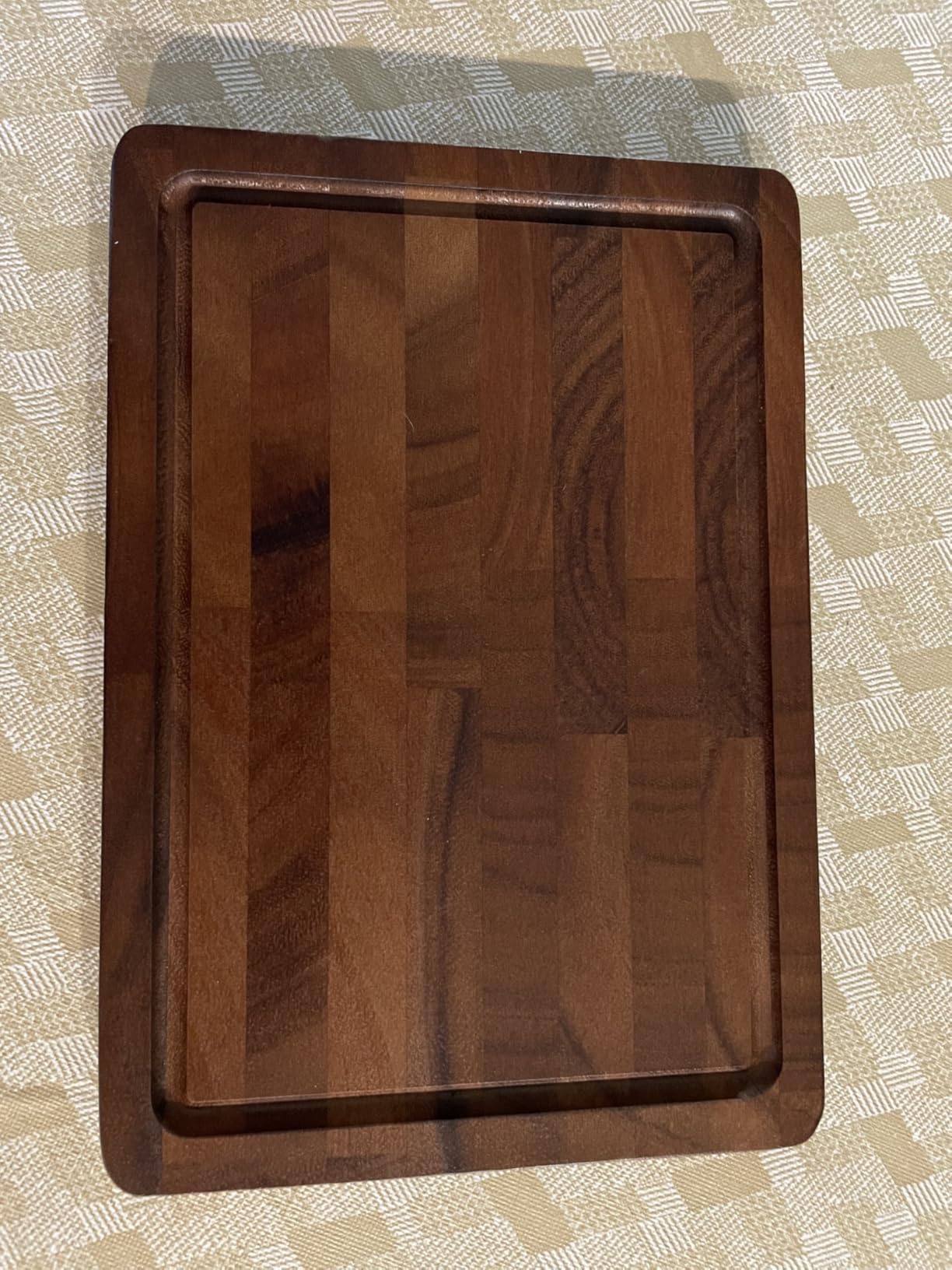 THETCHRY Walnut Wood Cutting Board Set, End Grain Cutting Boards for Kitchen with Handle, Non Toxic Wooden Charcuterie Boards Double Sided, Butcher Block for Meal Prep & Serving with Gift Box customer photo 2