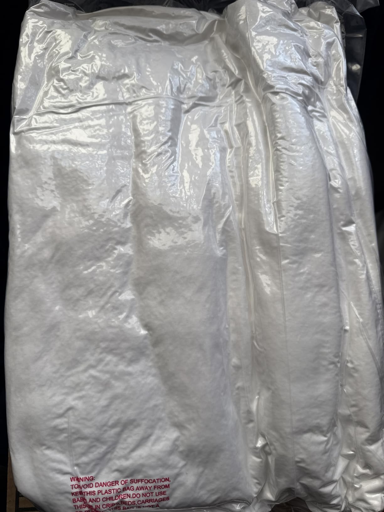Martha Stewart Luxury White Goose Feathers Down Fiber Duvet Insert Queen Size - Hotel Collection 100% Cotton Comforter, All Season Medium Warmth, Breathable, Hypoallergenic, 90 x 90 Inch customer photo 1