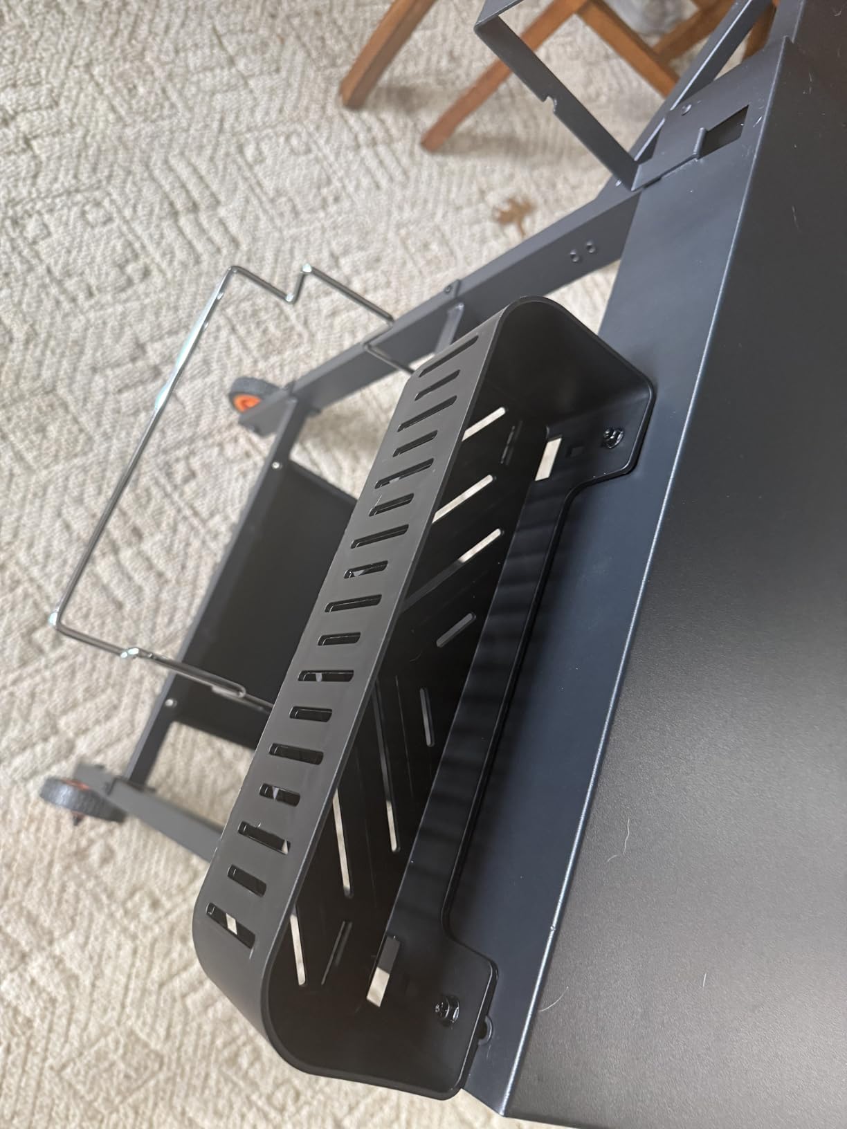 Pizza Oven Table for Ooni Pizza Ovens, Grill Cart Table with Topping Station, Pizzas Stands with Wheels, Expansive Countertop Pizzas Oven Accessories for Party Fits Blackstone Ninja Cuisinart Gozney customer photo 1