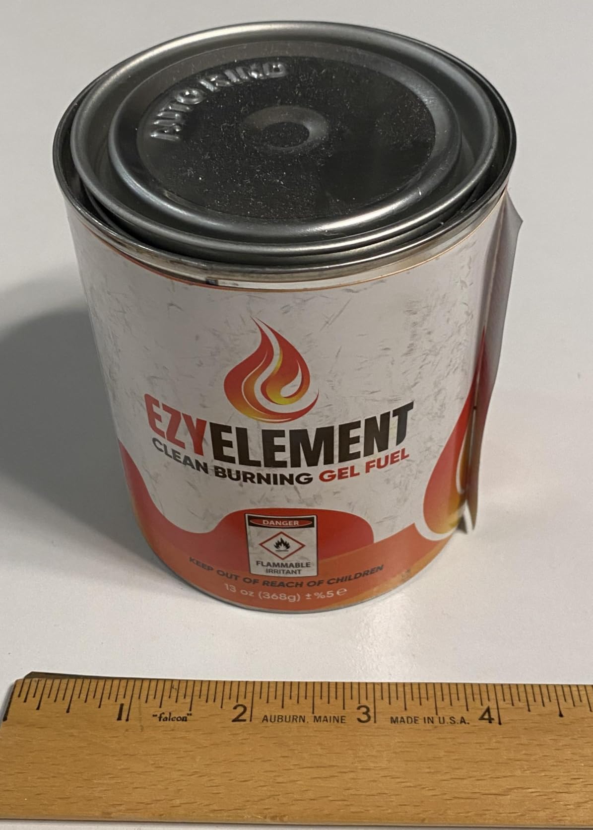 High-Performance Bioethanol Gel Fuel Cans - Clean Burning & Low Odor for Indoor & Outdoor Fireplaces, Fire Pits and Tabletop Fire Features - Long-Lasting Burn - 8 Pack of 13 oz (368g) Cans customer photo 1