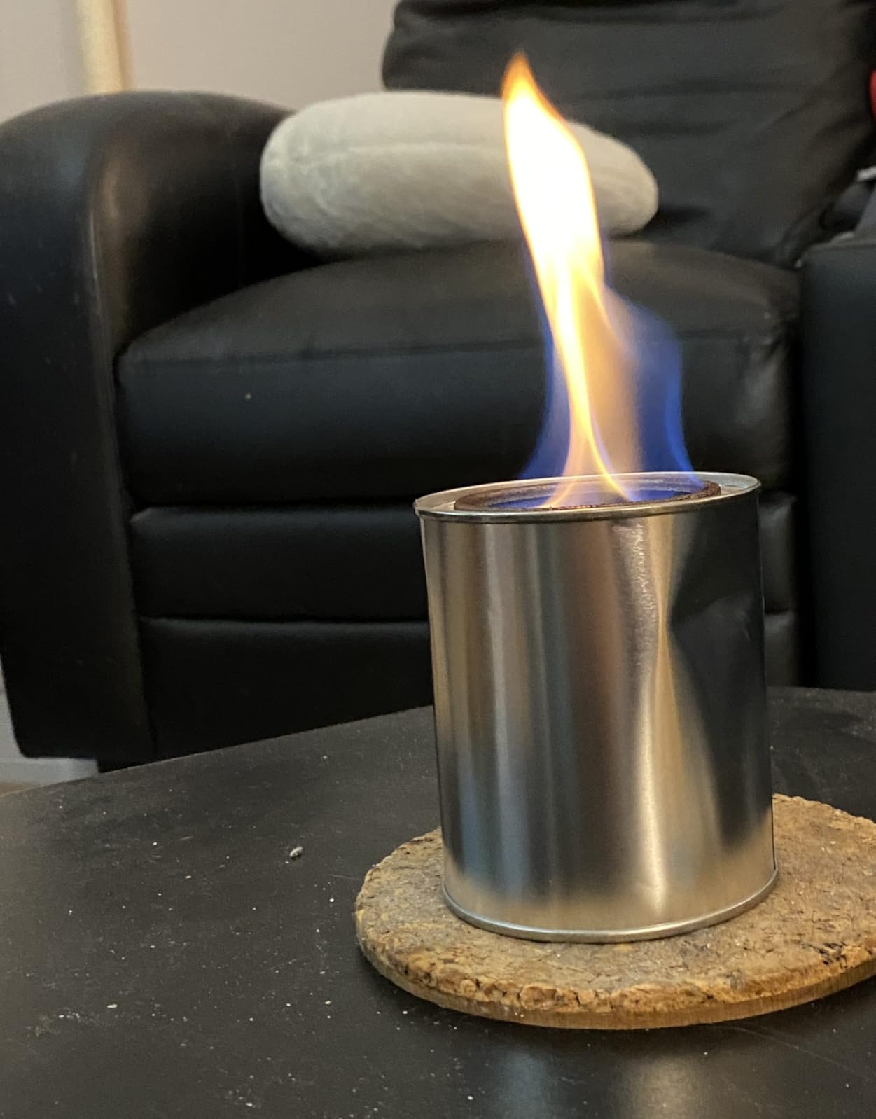 High-Performance Bioethanol Gel Fuel Cans - Clean Burning & Low Odor for Indoor & Outdoor Fireplaces, Fire Pits and Tabletop Fire Features - Long-Lasting Burn - 8 Pack of 13 oz (368g) Cans customer photo 2