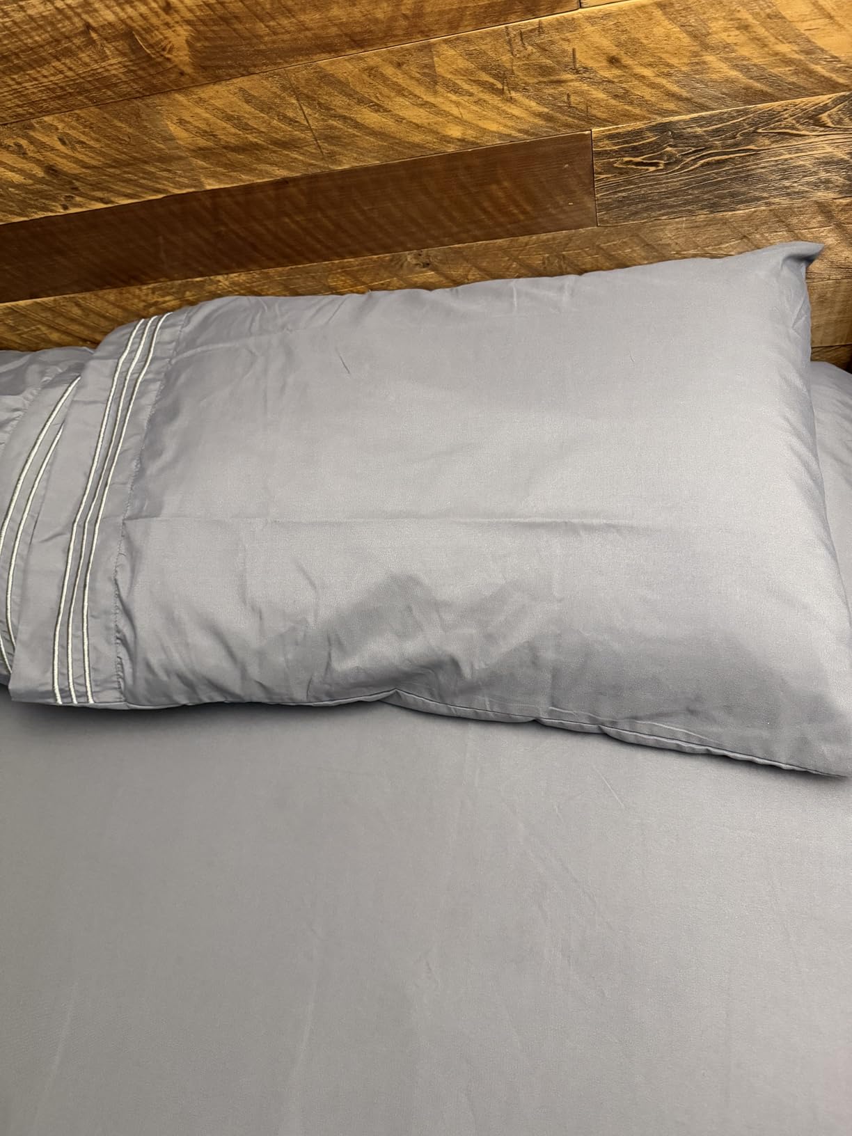 100% French Pure Linen Sheets King Size, Breathable, Soft and Durable Pure Linen Sheets, Anti-Tear Linen Bed Sheets, 16 Inch Deep Pocket - 4 PC (Linen,King) customer photo 2