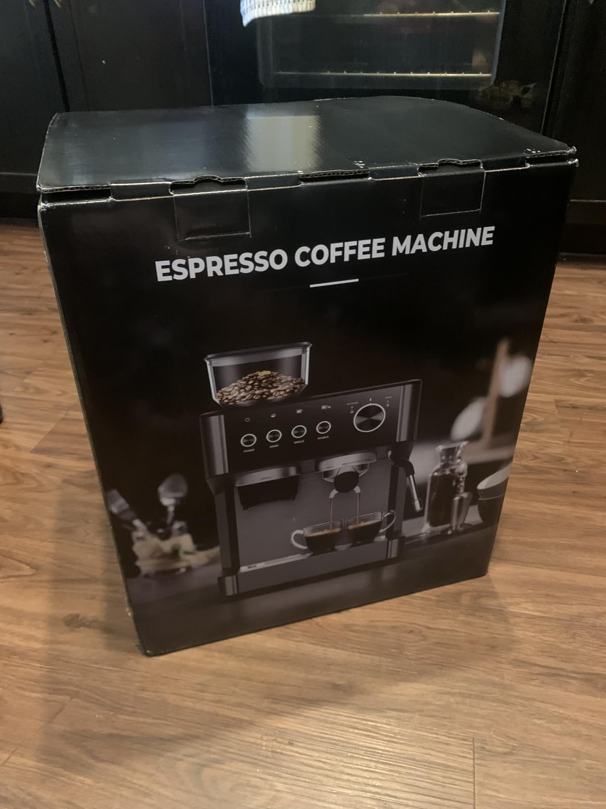 Kismile 20-Bar Espresso Machine with Grinder, Expresso Coffee Machines Coffee Maker with Grinder, Milk Frother/Steam Wand & Tamping Tools for Cappuccino & Latte customer photo 1