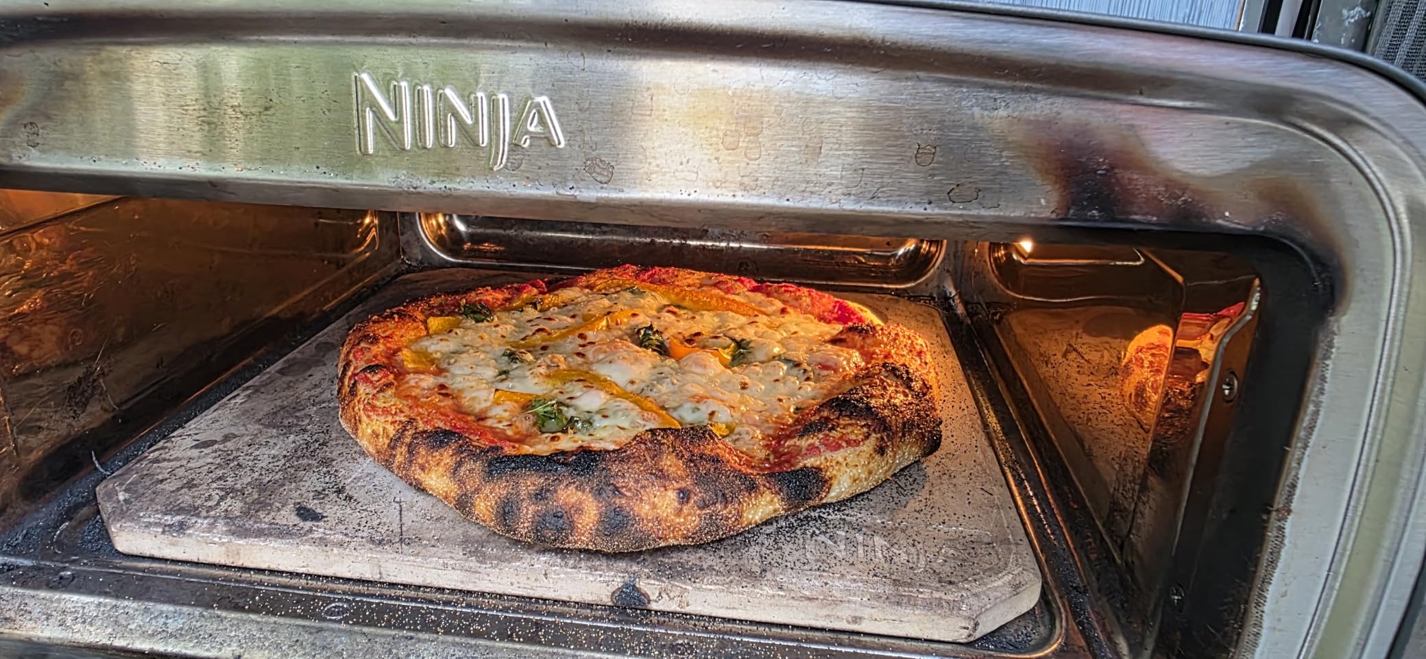 Ninja Artisan Outdoor Pizza Oven, 12-inch, 3-minute Pizza, Neapolitan, Thin Crust, New York Chicago, Custom, 700F Max Temperature, Electric Heat, Bake, Broil, Proof, Warm, Blue, MO201BL1 customer photo 2