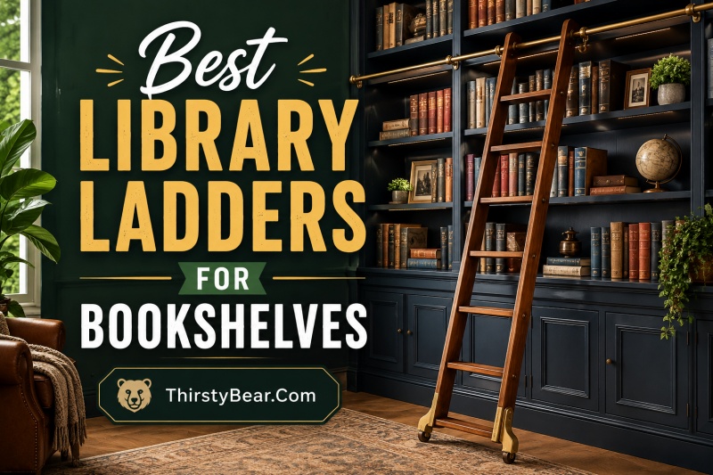 Best Library Ladders for Bookshelves