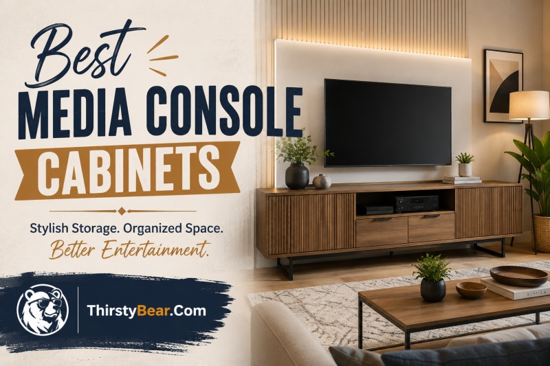 Best Media Console Cabinets