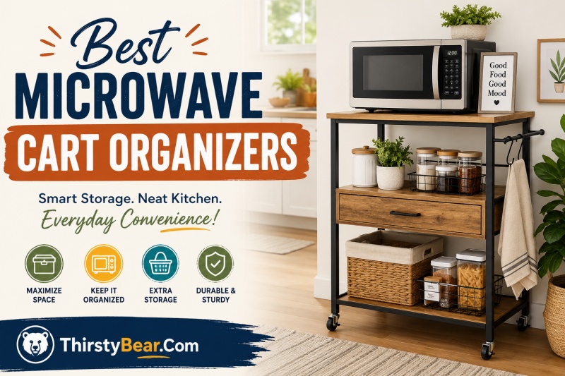 Best Microwave Cart Organizers
