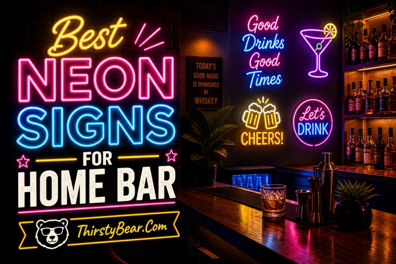 Best Neon Signs for Home Bar