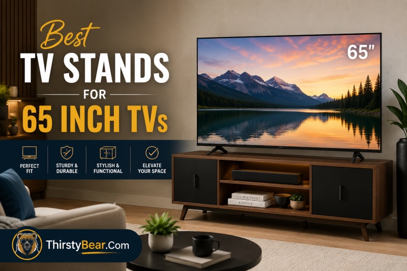 Best TV Stands for 65 Inch TVs