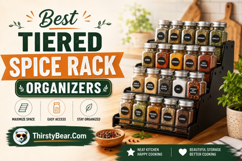 Best Tiered Spice Rack Organizers