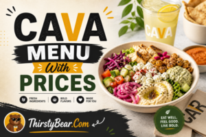 CAVA Menu With Prices
