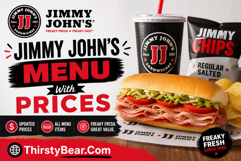 Jimmy John's Menu With Prices