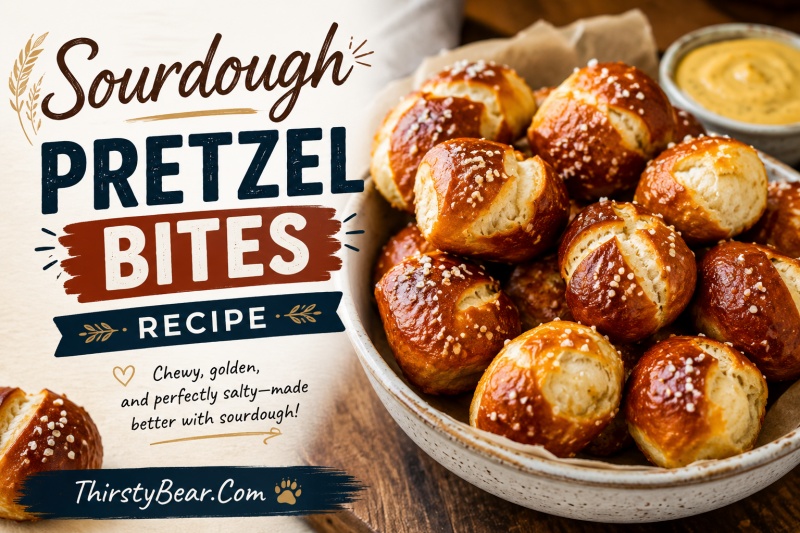 Sourdough Pretzel Bites Recipe