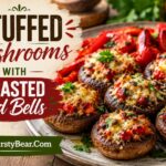 Stuffed Mushrooms with Roasted Red Bells